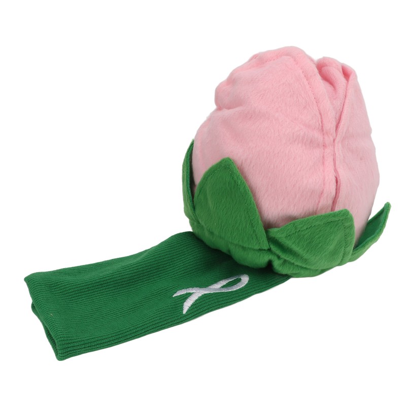Rose Golf Head Cover Plush Flower Golf Club Headcover Home