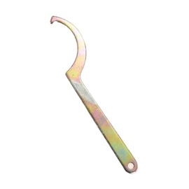 Metal Motorcycle Repair Tool Shock Absorber Suspension Tools，Universal Hook C Shock Spanner Wrench,C Spanner Wrench Hand Tool Hook for Honda, Yamaha,Suzuki, ATV Bike (Gold)