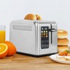 Kalorik Touchscreen Toaster 2-Slice with Extra-Wide Slots, Rapid Toasting Technology