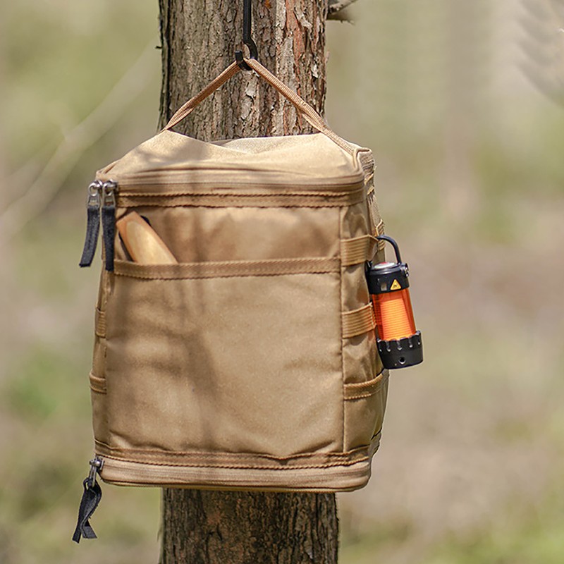 Camping Storage Bag Oxford Cloth Built in Mesh Pocket Portable