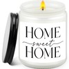 Home Sweet Home Scented Candle, Inspirational Home Décor