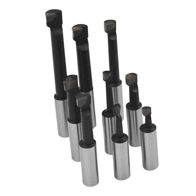 WFLNHB 2 Inch Boring Head R8 Shank 9pcs 1/2 Inch