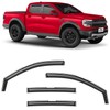 Voron Glass in-Channel Extra Durable Rain Guards for Ford Ranger