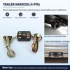 Fraylis 56519 Vehicle-Side Custom 4-Pin Trailer Wiring Harness Compatible with