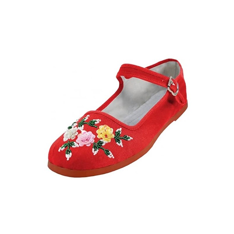 Shoes 18 - Zapatos planos de ballet de algodón para