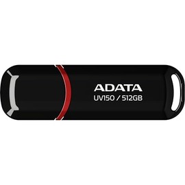 AUV150-512G-RBK-I USB Memory, UV150, Black, 512 GB, USB 3.2 Gen 1, Maximum Reading Speed of 100 MB/s