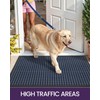 DEXI Front Door Mat Outside Entrance, 2x3 ft Rubber Entry