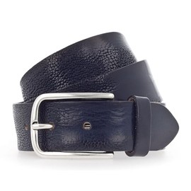 Vanzetti Genuine Beauty 35 mm Full Leather Belt W95 Navy, navy