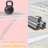 2 Packs Support Brackets for Wire Shelving,12 Inch Wire Shelf
