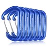 iBasingo BV1026 12KN Outdoor Carabiner, Multi-functional Climbing Ring, Aluminum Alloy