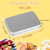 Rectangular Metal Tins with Lids, Small Metal Box with Lid