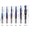 Tap Spiral 6-piece Tap Drill Set, High Speed Steel Tap