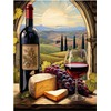 Wine Themed Tuscany Vineyard Pattern A1142 Accent Tile Mural Kitchen