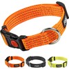 Fida Collar reflectante para perro, collares de nailon con colores