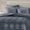 AMBERSPACE Fleece Queen Comforter Set-7 Pieces Bed in A Bag