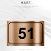 House Number Sign PVC Engraved Plate 15 x 10 cm