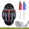 Golf Alignment Tool | Quick-Drying Waterproof Golf Lines Marker Tool,Golf