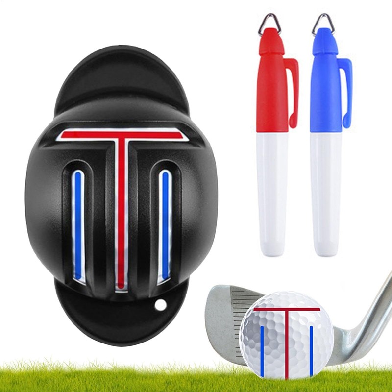 Golf Alignment Tool | Quick-Drying Waterproof Golf Lines Marker Tool,Golf