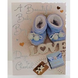 Jonny Javelin Beautiful Baby Boy New Baby Card