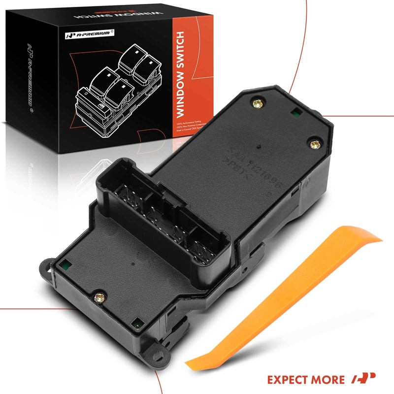 A-Premium Front Driver Side Master Power Window Switch - Compatible