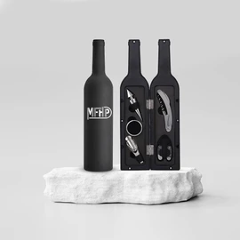 Christmas Gifts - Original Gifts - Corkscrew with Foil Cutter, Drip Ring, Pourer and Wine Stopper