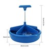 Pig Feeding Bowl Plastic High Capacity Wear Resistant Easy to