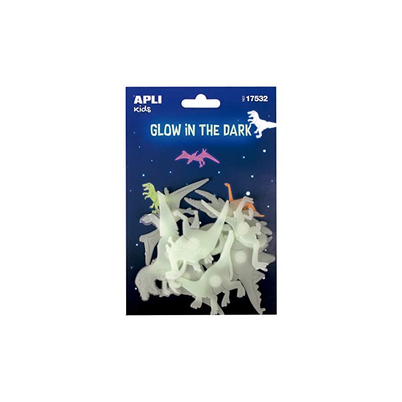 APLI Kids 17532 Dinosaur Bag with Luminous Stickers