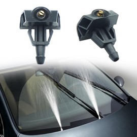 Fioqe Windshield Washer Nozzles Compatible with Nissan Rogue 2008-2021 Murano 2007-2016 Sylphy Leaf Juke 28932-3JA0A 28931-4BA0A