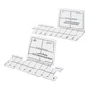 18inch Double Strip Quilting Ruler 60 Degree Diamond Quilt Ruler