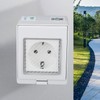 WiFi Smart Socket PC ABS IP55 Waterproof APP Remote Control