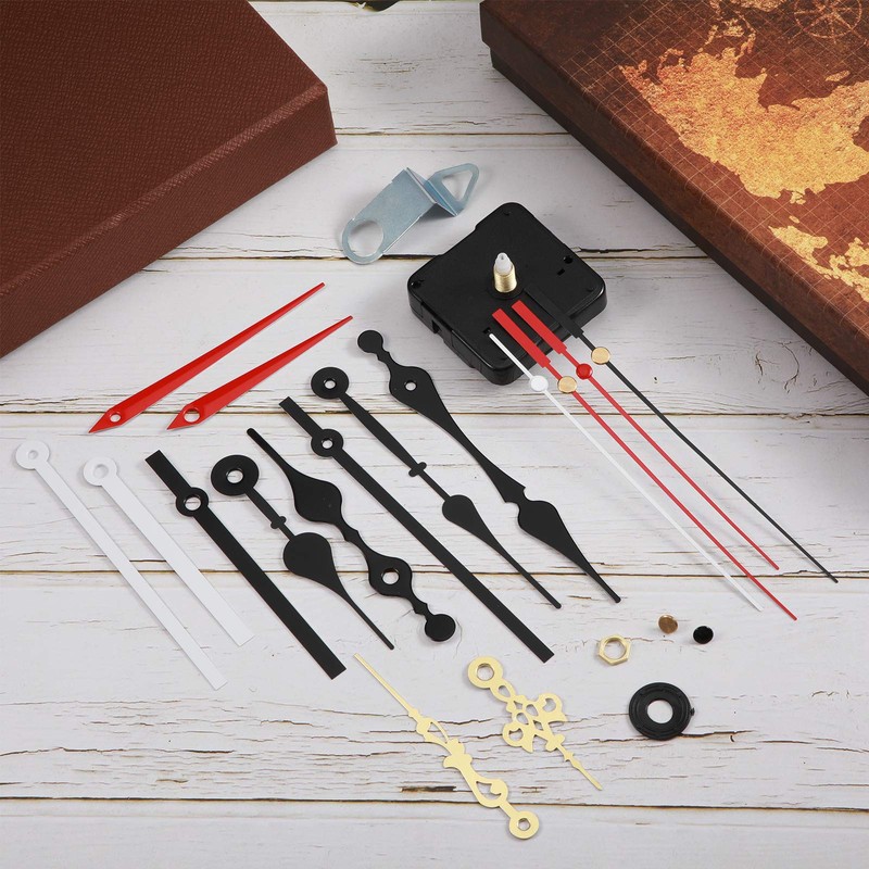 4 piezas de reloj de pared de cuarzo DIY mecanismo