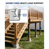 vikofan 6x6 Post Base Anchor for Concrete - Heavy Duty
