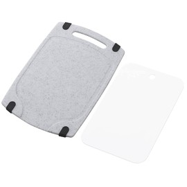 Shinki Synthetic Dragonfly Cutting Board, Antibacterial, Heat Resistant, Dishwasher Safe, Includes Ramp, Stone Grain L, Length 14.6 x Width 8.9 x Thickness 0.3 inches (37 x 22.5 x 0.8 cm) + Cutting Board Sheet S (L x W x Thickness) 11.8 x 7.9 x 0.7 ft (3