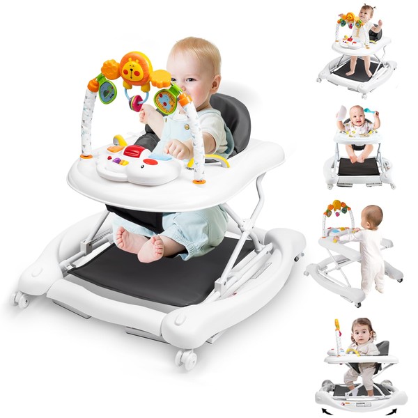 Boyro Baby 5-in-1 Baby Walker, Baby Walkers for Boys Girls