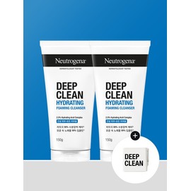 (Advanced tube clip) Neutrogena Deep Clean Hydrating Foaming Cleanser 150gx2 / (증튜브클립)뉴트로지나 딥클린 하이드레이팅 포밍 클렌저 150gx2