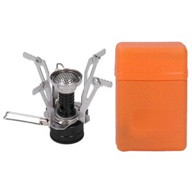 Backpacking Stove High Temperature Resistance Lightweight Foldable Gas Stove Adjustable for Hiking Camping
