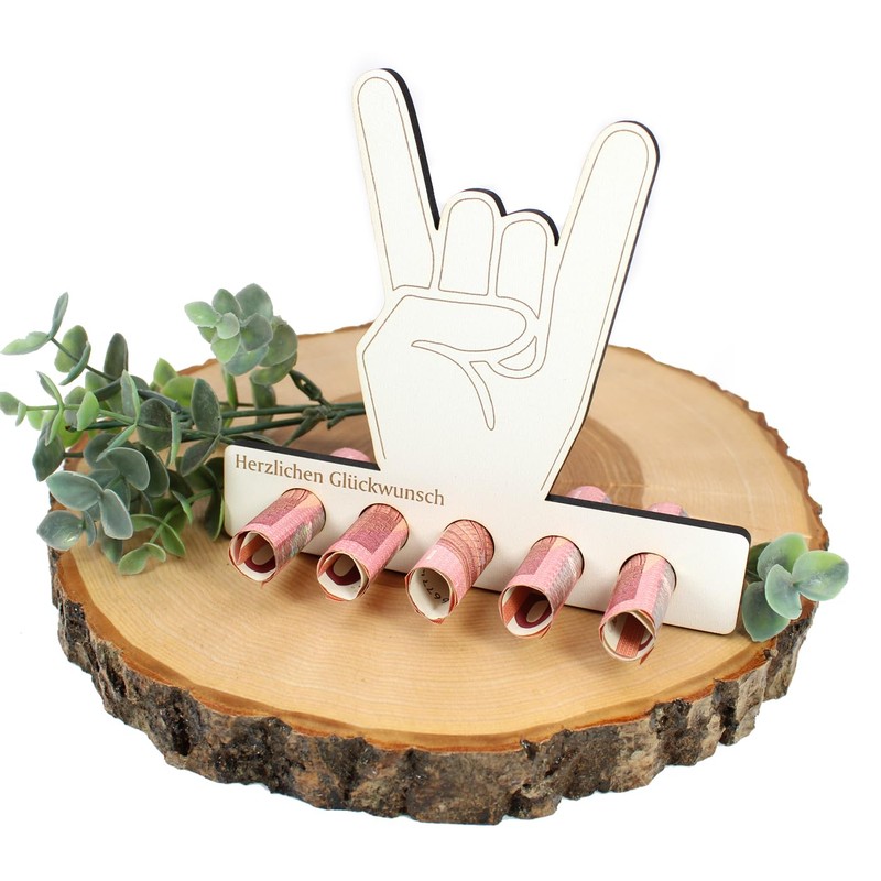 Dekolando Money Gift Heavy Metal Hand Original Gift with Chip