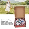 4Pcs Christmas Scented Candles Gifts Set Soy Wax Plant Oil