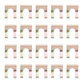 Be In Your Mind 20pcs Brake Line Clips Manganese Steel U Shaped Vehicles Brake Hose Bracket Parking Clip Brake Cable Clip for Cars Trucks Vehicles