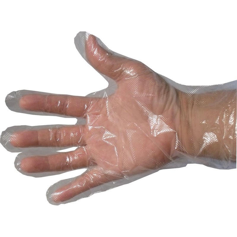 Embossed Embossed Gloves (Polyester Gloves for Food Processing) Translucent, S