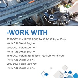 7.3L Powerstroke Diesel Crankcase CCV Breather O-Ring Vent Valve Seals