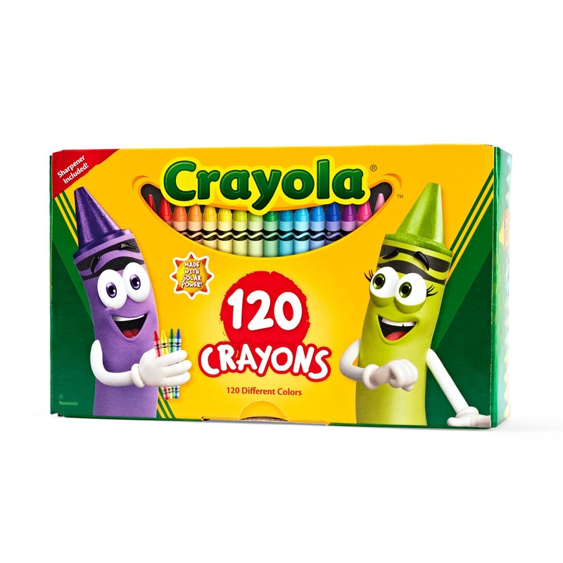 Crayola® Standard Crayons, Assorted Colors, Box Of 120 Crayons