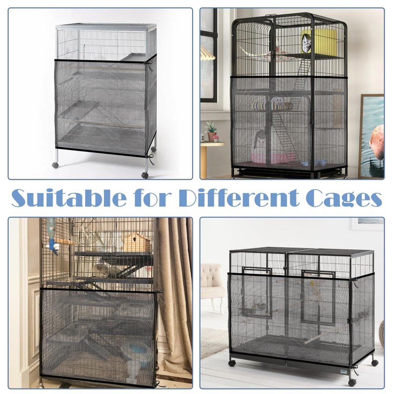 Trinkrittey Large Bird Cage Seed Catcher 31 x 118 inches