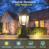 Jalarox Solar Post Lamp Lights, Dusk to Dawn Post Light