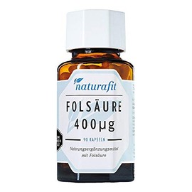 naturafit Folic Acid 400 Capsules, Pack of 90 Capsules