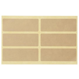 MUJI KGD93A5S Polypropylene Storage Index Stickers, Pack of 5