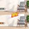 INMOZATA Vinyl Wall Baseboard Molding Trim, 4 Inch x 40