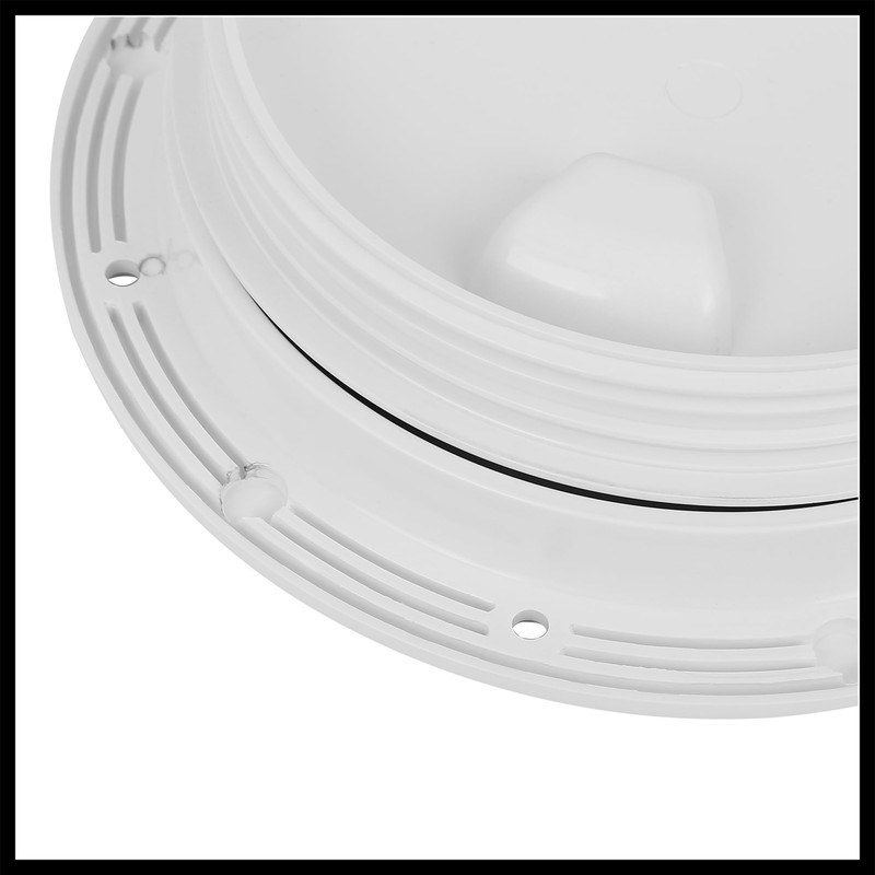 Hihaha 6" Boat White Circular Inspection Hatch Deck with Detachable