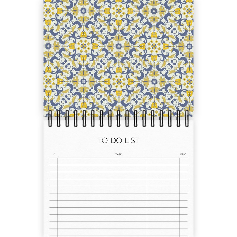 etmamu 252 To-Do List A5, 60 Sheets, 3 Columns, Task