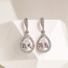 Wedding Bridesmaids Gift Drop Earrings or Jewelry set in Silver,